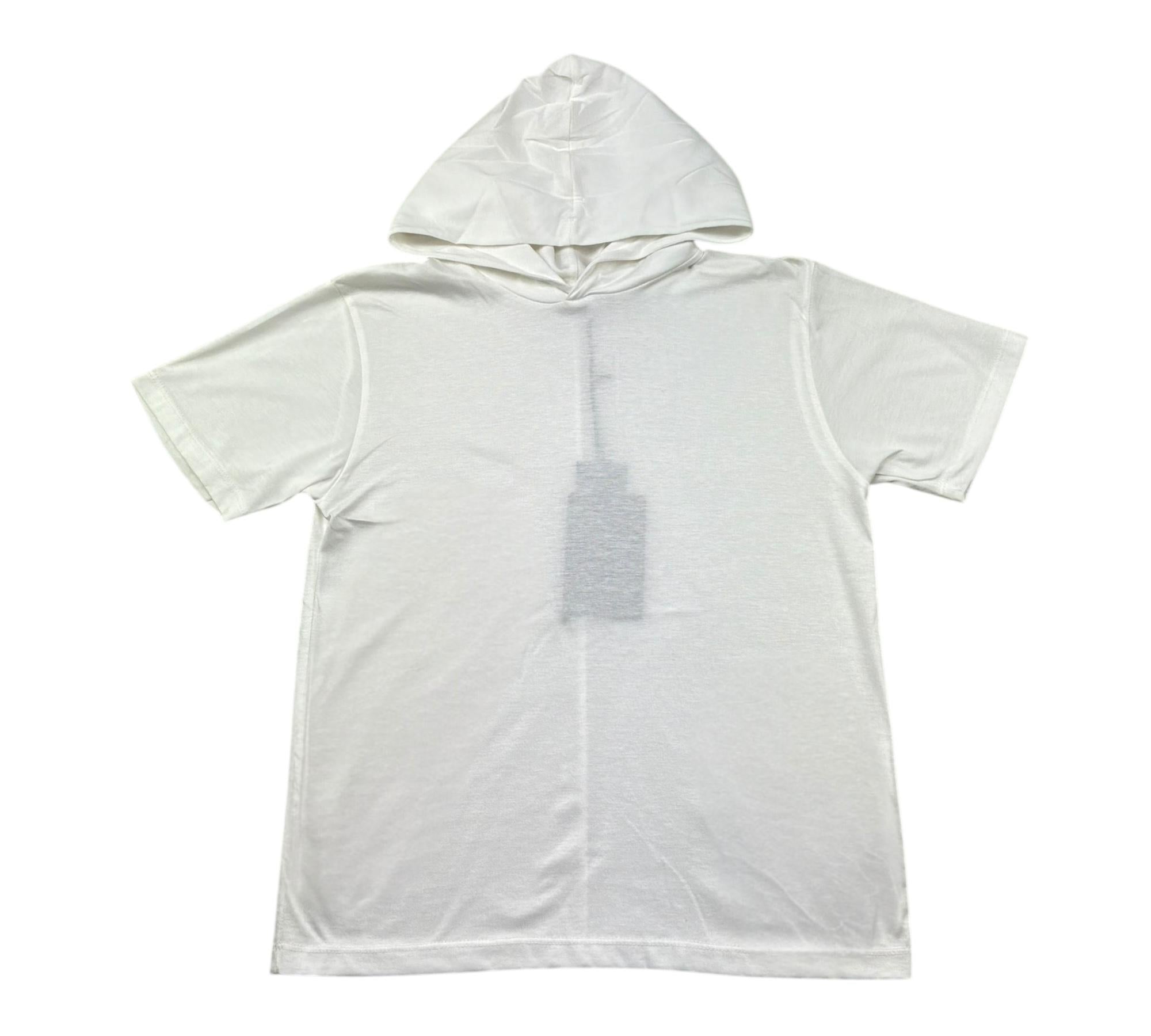 Paolo Pecora T-Shirt Tinta Unita con Cappuccio per Bambino PP4248 BIANCO PAOLO PECORA 