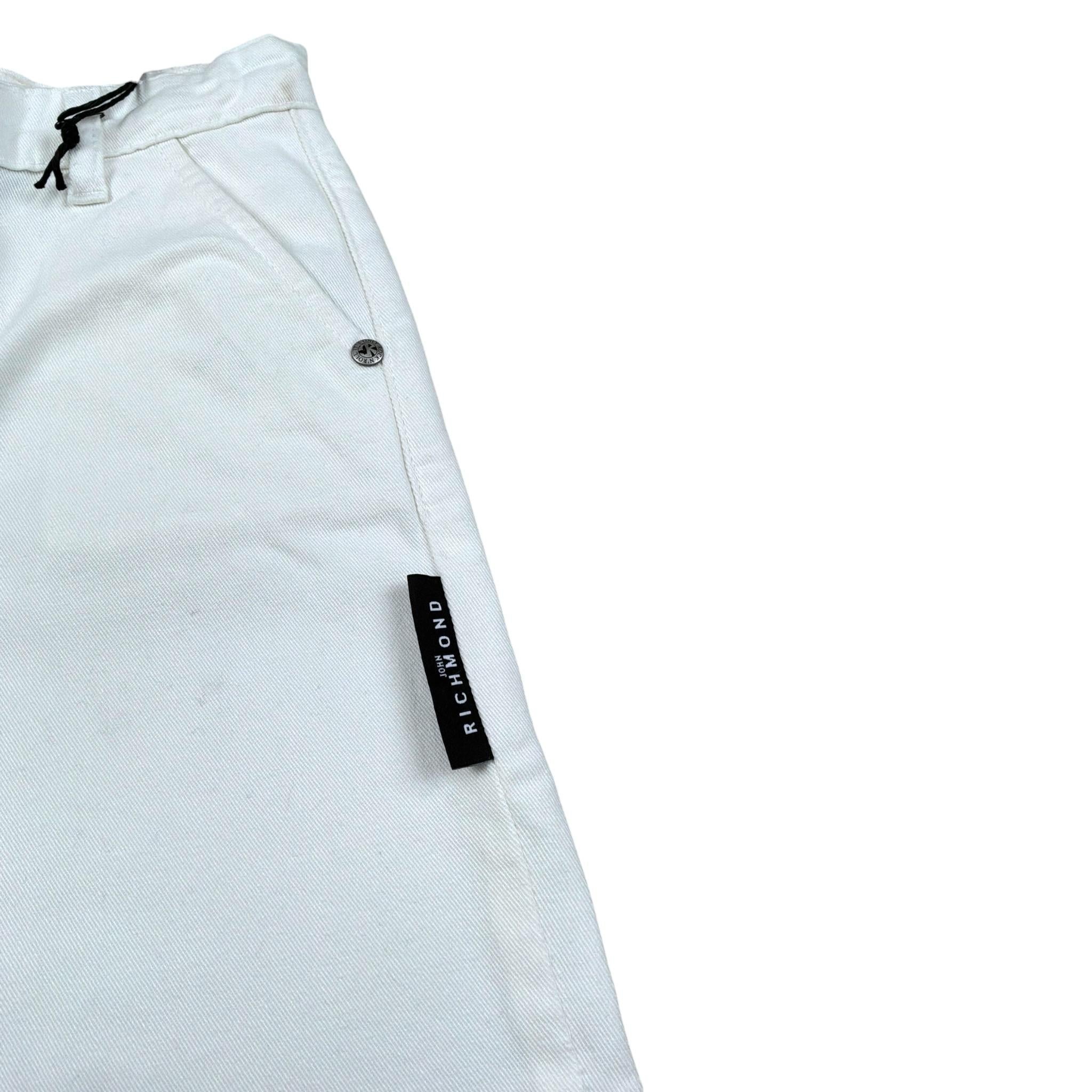 John Richmond Pantalone Tinta Unita  per Bambino RBP25188PAXX BIANCO JOHN RICHMOND 