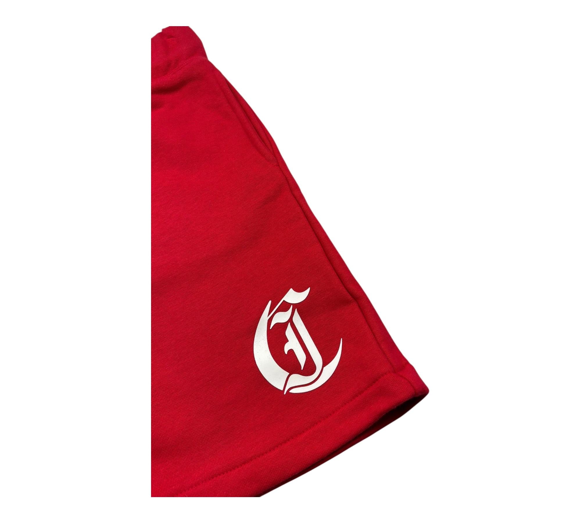 Just Cavalli Bermuda Felpa Tinta Unita con Logo per Bambino JBP26020BE ROSSO JUST CAVALLI 