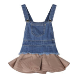 Fun & Fun Abito Bicolore In Denim  per Bambina FNBDR16853 BLU FUN & FUN 
