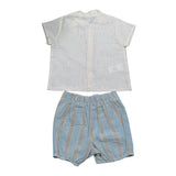 Calamaro Completo 2 Pezzi Camicia-Bermuda per Neonato 11151 BEIGE CALAMARO 