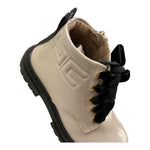 ELISABETTA FRANCHI tronchetto tinta unita con suola in gomma Avorio per Neonata F1A5E0125N AVORIO ELISABETTA FRANCHI 