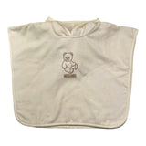 MOSCHINO telo mare mantella tinta unita con cappuccio Panna per Neonato MUX05G PANNA MOSCHINO 