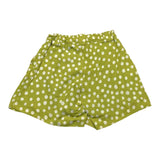 Mimisol Shorts einfarbig mit Tupfenmuster und verstellbarer Taille grün für Mädchen
