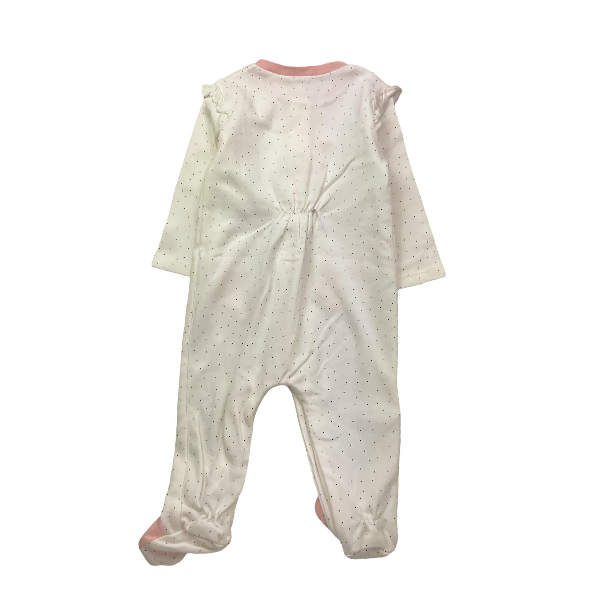 MAYORAL tutina tinta unita con fantasia pois Bianco per Neonata 260999 BIANCO MAYORAL 