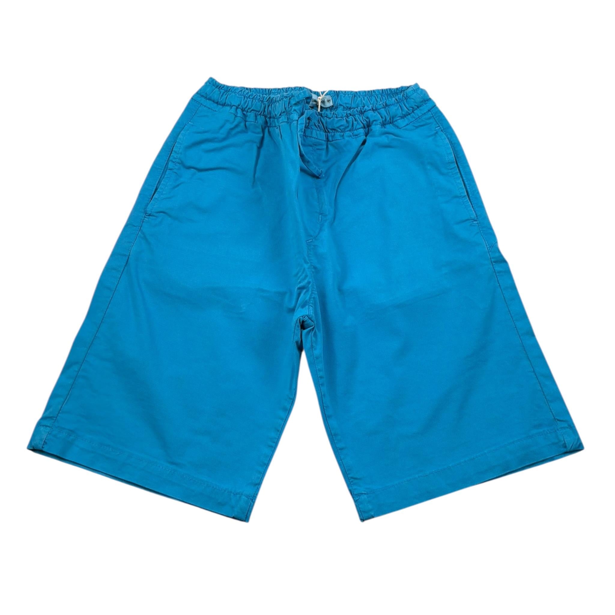 Manuel Ritz Bermuda tinta unita con Elastico In Vita Azzurro per Bambino MR2546 AZZURRO MANUEL RITZ 