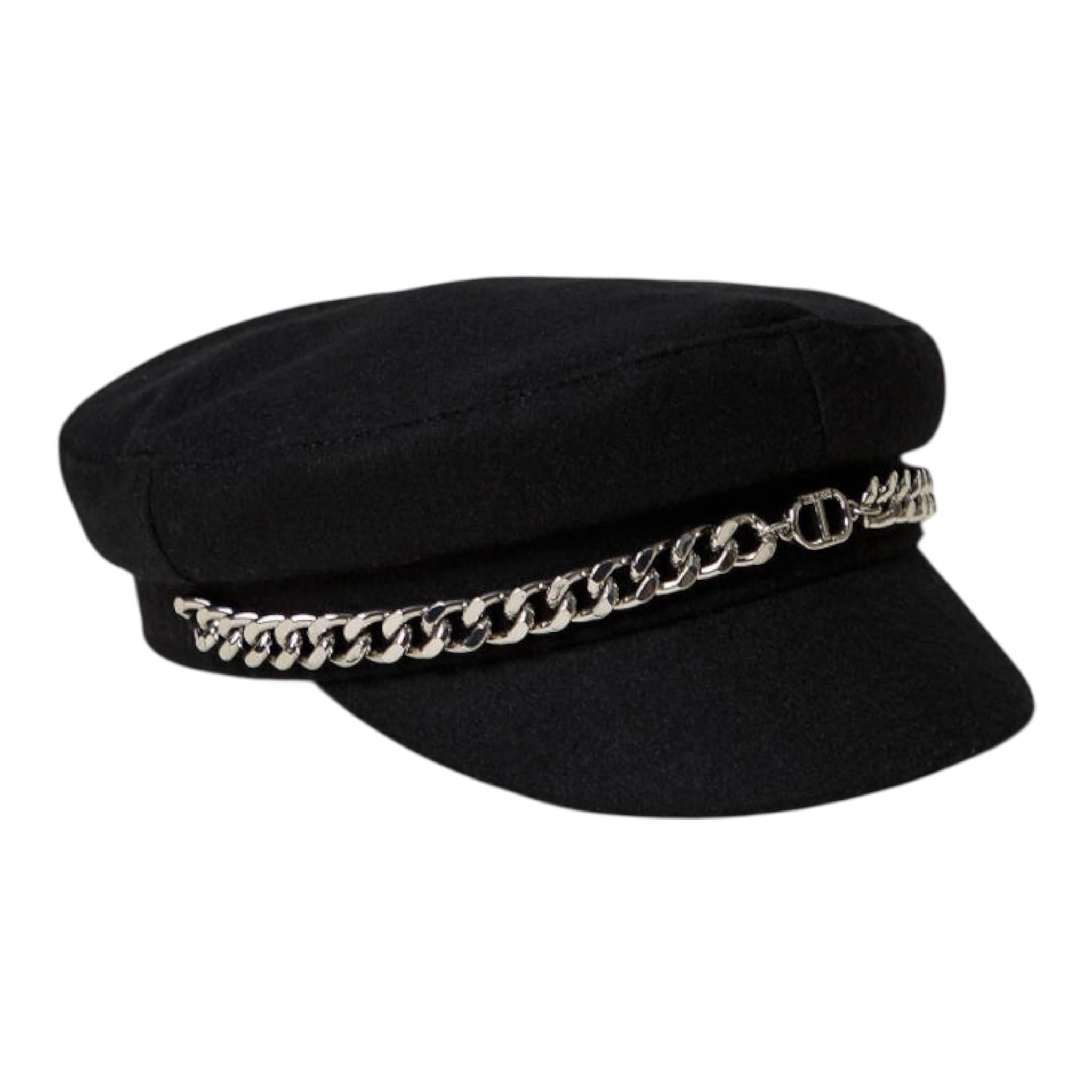 TWINSET cappello tinta unita con applicazioni Nero per Bambina 242GJ5018 NERO TWINSET 