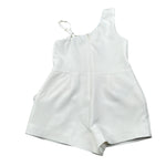 Fun & Fun Tuta Intera Tinta Unita con Applicazioni per Bambina FNCBDR010599 BIANCO FUN & FUN 