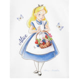 Monnalisa T-Shirt Girocollo Tinta Unita con Stampa per Bambina 11E622X BIANCO MONNALISA 