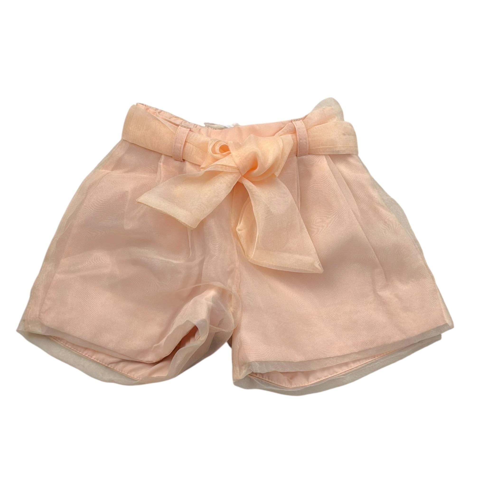 Miss Grant Short Tinta Unita Velato per Neonata MG12555 PESCA MISS GRANT 