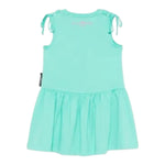 John Richmond Abito Tinta Unita con Logo Girocollo per Bambina RGP25008VE VERDE ACQUA JOHN RICHMOND 