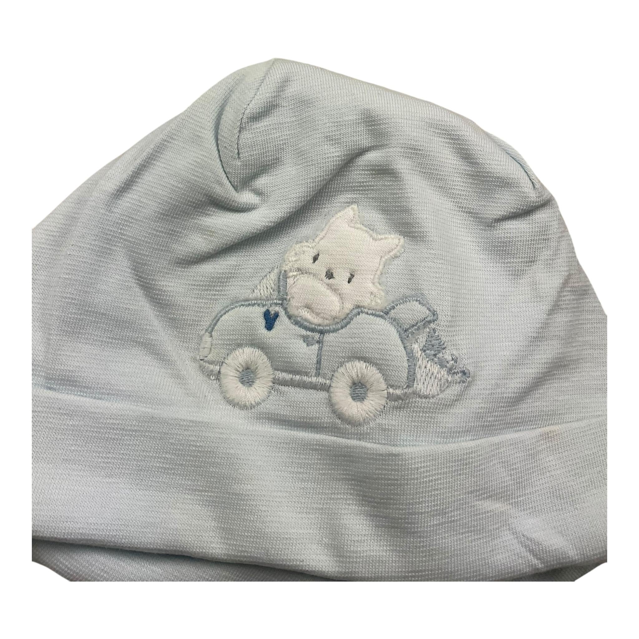 PAPPA CICCIA cappello tinta unita Azzurro per Neonato F29101 AZZURRO PAPPA CICCIA 