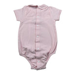 Babidu Pagliaccetto Mezza Manica Tinta Unita per Neonata BBDP ROSA BABIDU 