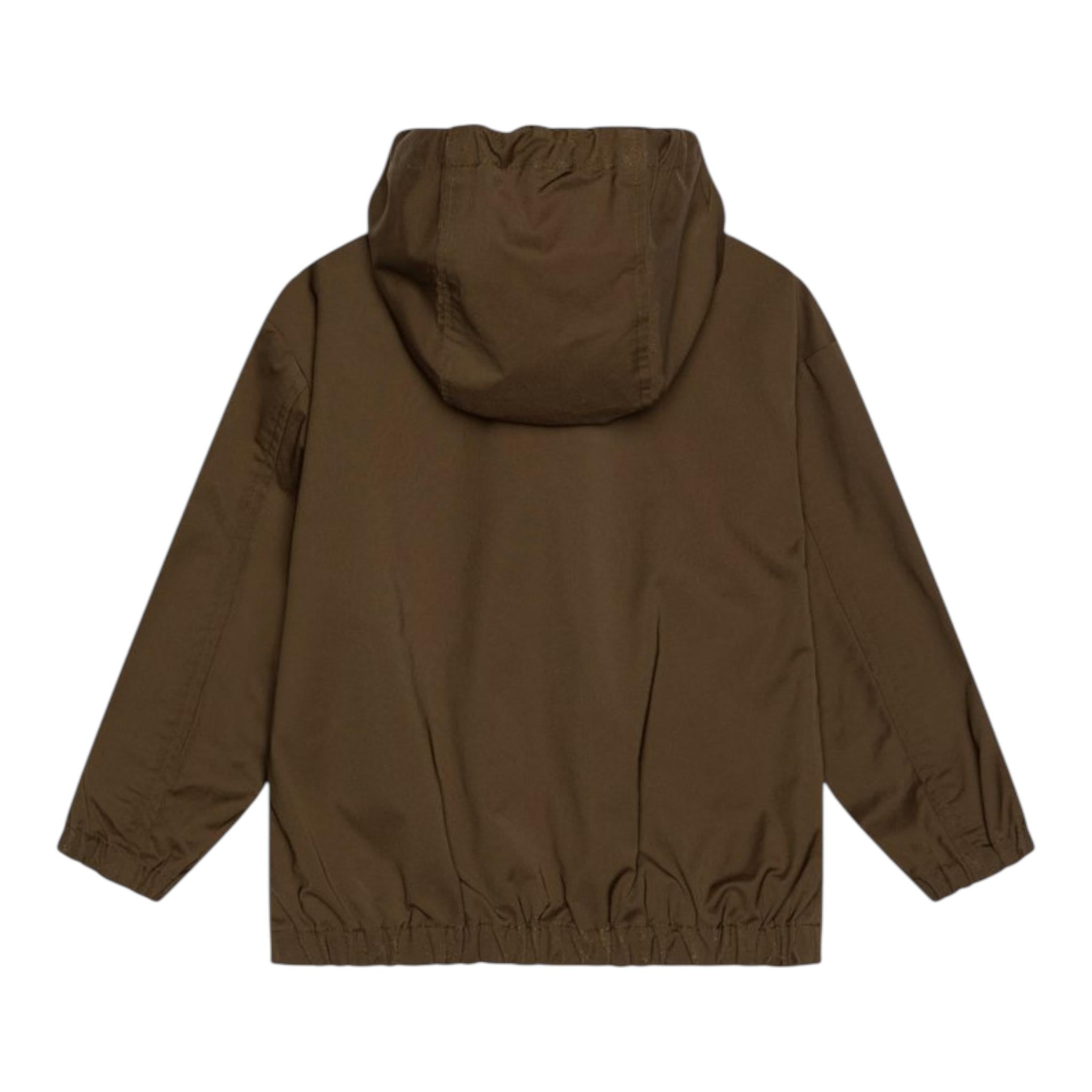 Dsquared2 Giubbino Tinta Unita con Zip E Cappuccio per Bambino DQ2927 VERDE DSQUARED2 