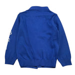 DANIELE ALESSANDRINI cardigan tinta unita con scollo a v  Cobalto per Bambino 1291W00008 COBALTO DANIELE ALESSANDRINI 
