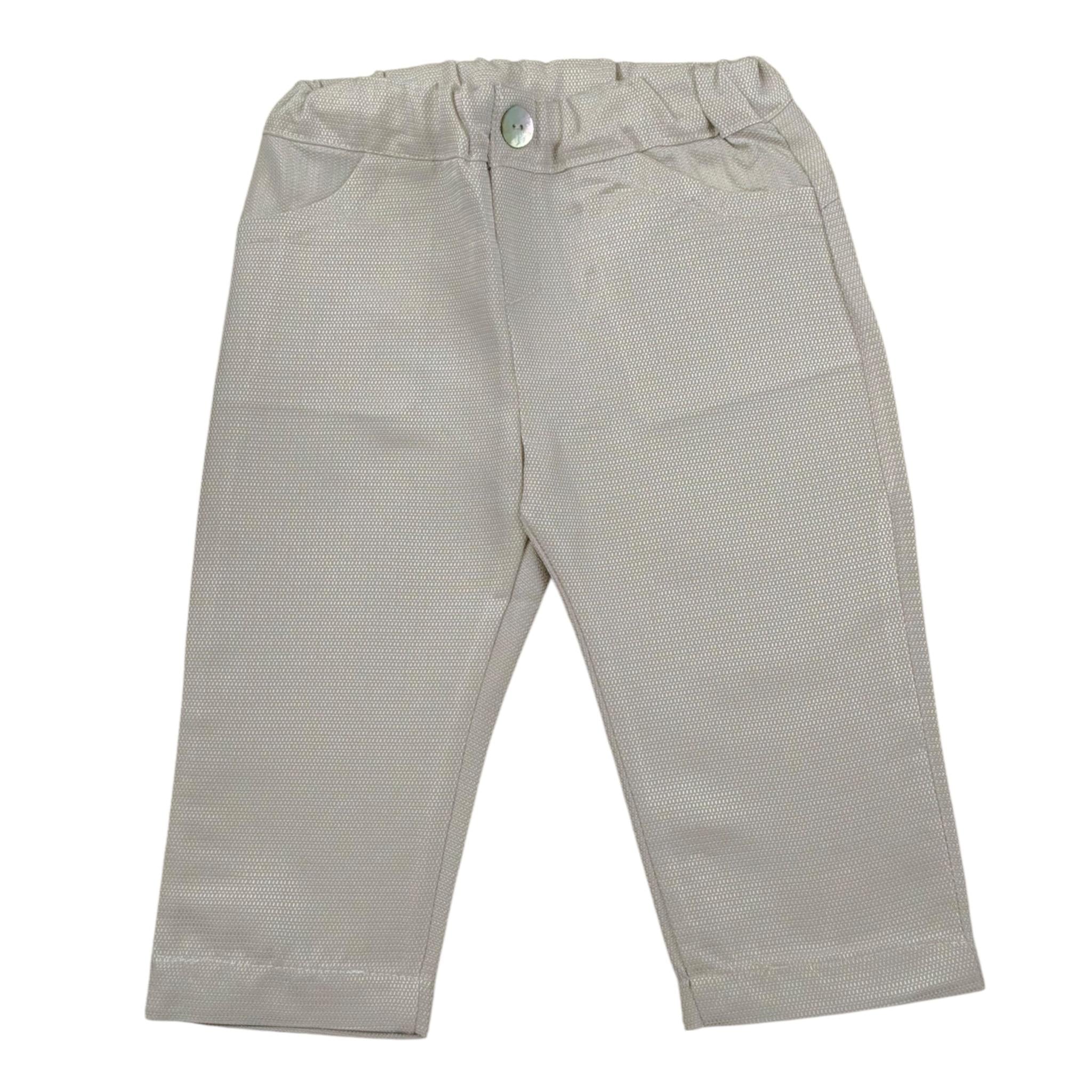 Seerose Pantalone Tinta Unita con Elastico In Vita per Neonato 509 BEIGE SEEROSE 