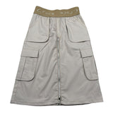 Manila Grace Gonna Tinta Unita con Elastico In Vita Logato per Bambina 307GMBS25 BEIGE MANILA GRACE 