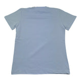 Zu+Elements T-Shirt Girocollo Tinta Unita con Stampa per Bambino ZU1608 AZZURRO ZU+ELEMENTS 