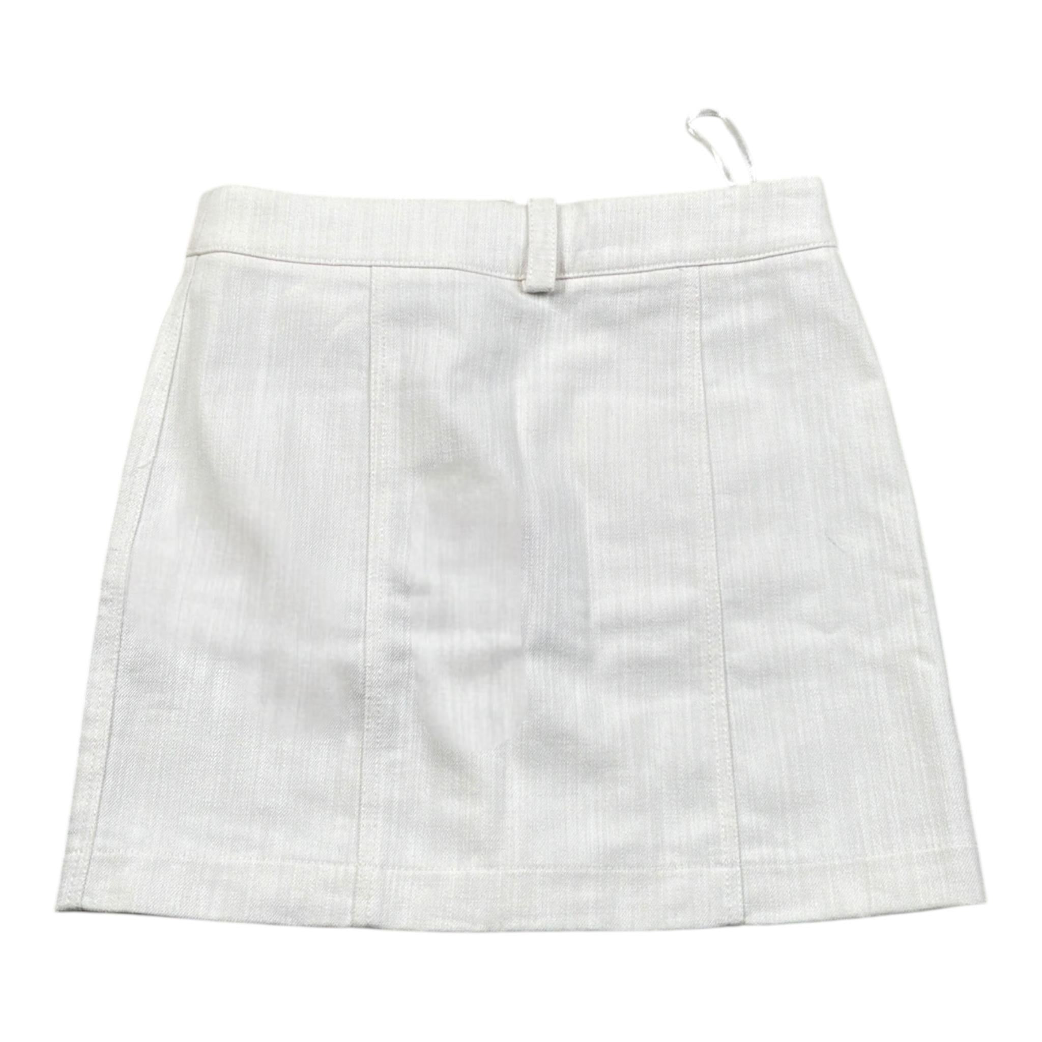 Jijil Gonna tinta unita con Tasconi Bianco per Bambina JJE23GO034 BIANCO JIJIL 