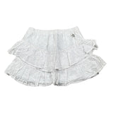 Shopart Gonna tinta unita con Pizzo Sangallo Bianco per Bambina 023024 BIANCO SHOPART 