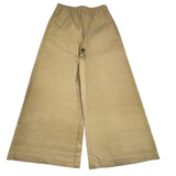 Maison Margiela Mod Palazzo Hose Einfarbig Mit Elastischer Taille Keks Für Mädchen