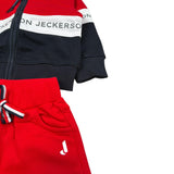 Jeckerson Completo 2 Pezzi Felpa-Pantalone per Neonato JN4010 ROSSO JECKERSON 