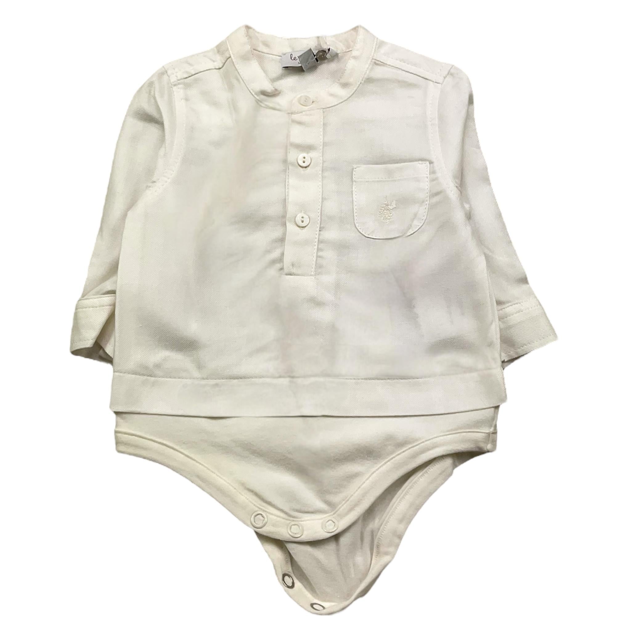 LE COCONNE completo 2 pezzi camicia-salopette Verde per Neonato LCN0795 VERDE LE COCONNE 