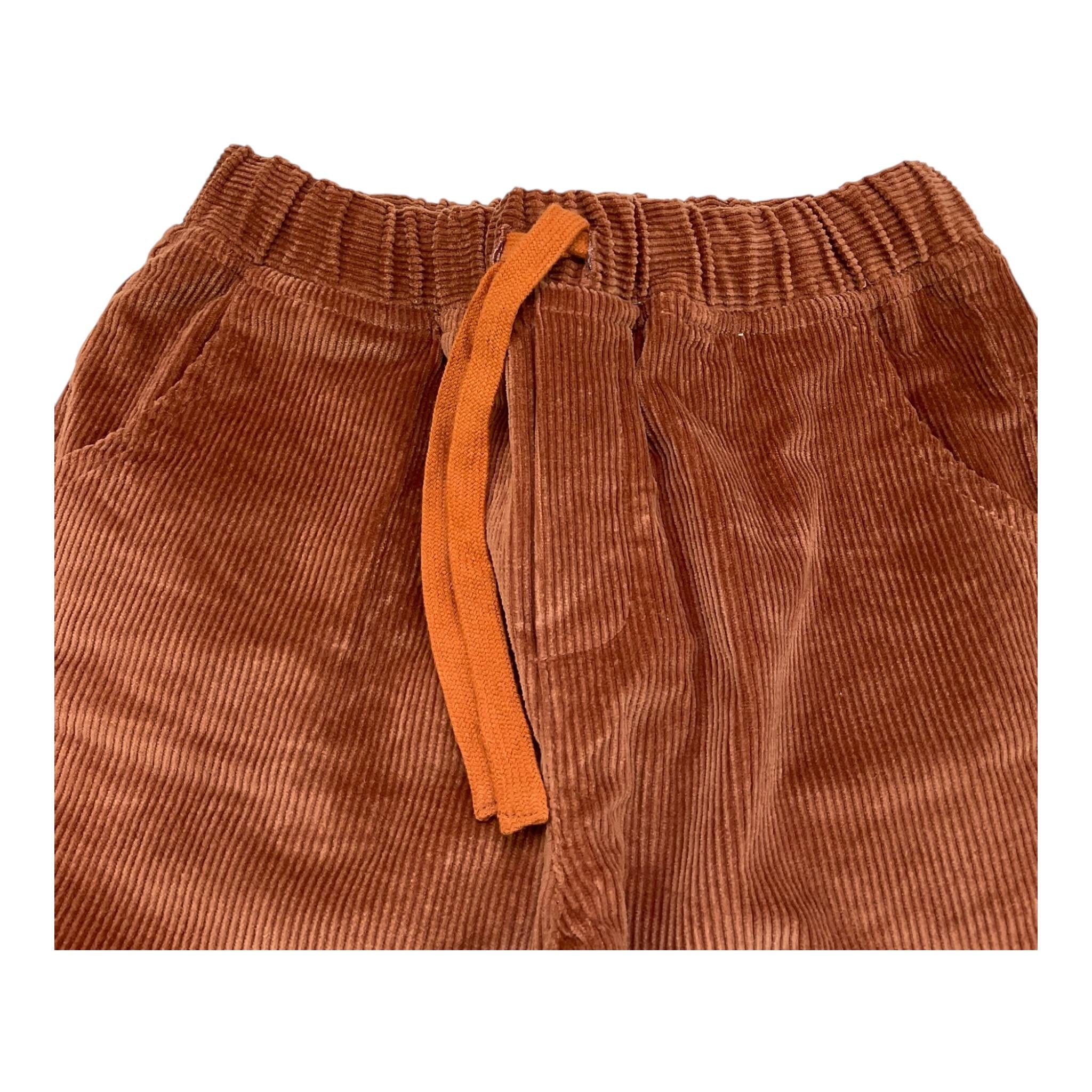 MALVI & CO pantalone tinta unita cn elastico in vita Marrone per Bambino F23B213PNVM MARRONE MALVI & CO 