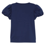 Liu Jo T-Shirt Girocollo Tinta Unita con Stampa per Bambina KA5041X BLU LIU JO 