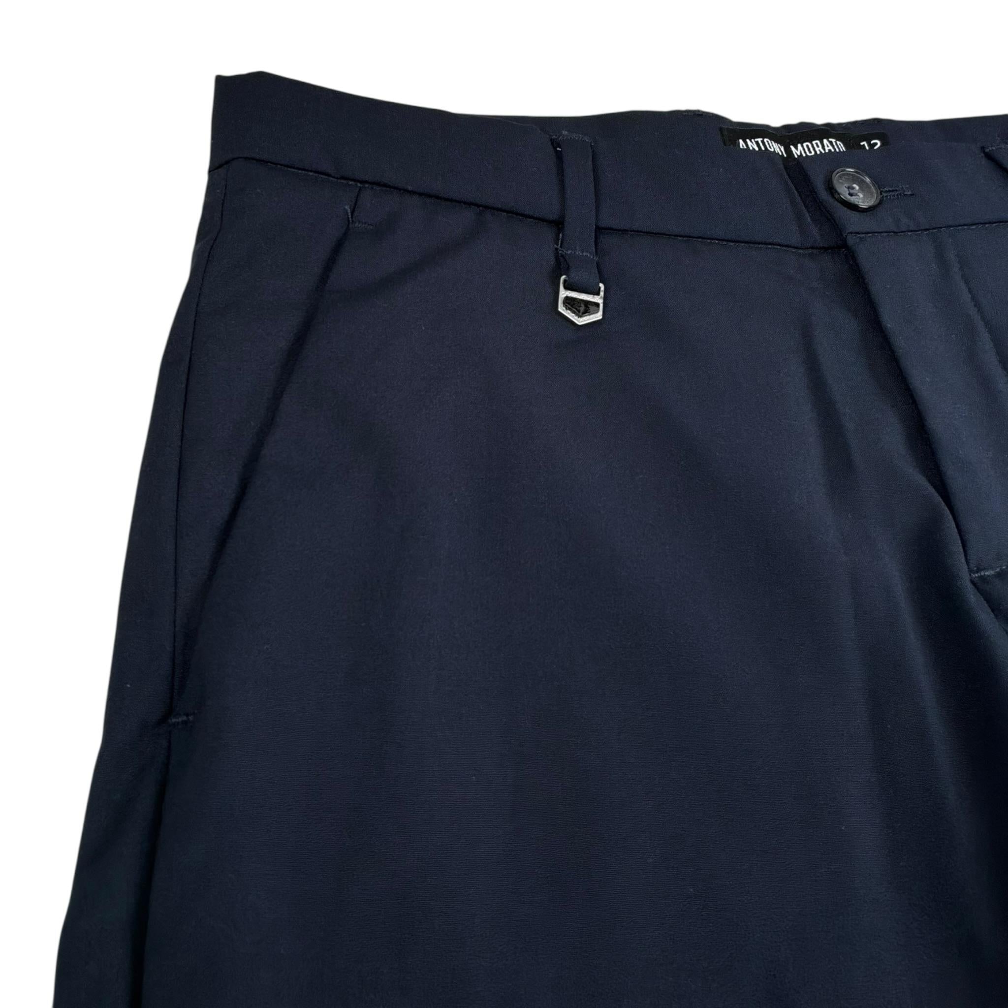 Antony Morato Pantalone Tinta Unita con Girovita Regolabile per Bambino MKTR00225 BLU ANTONY MORATO 