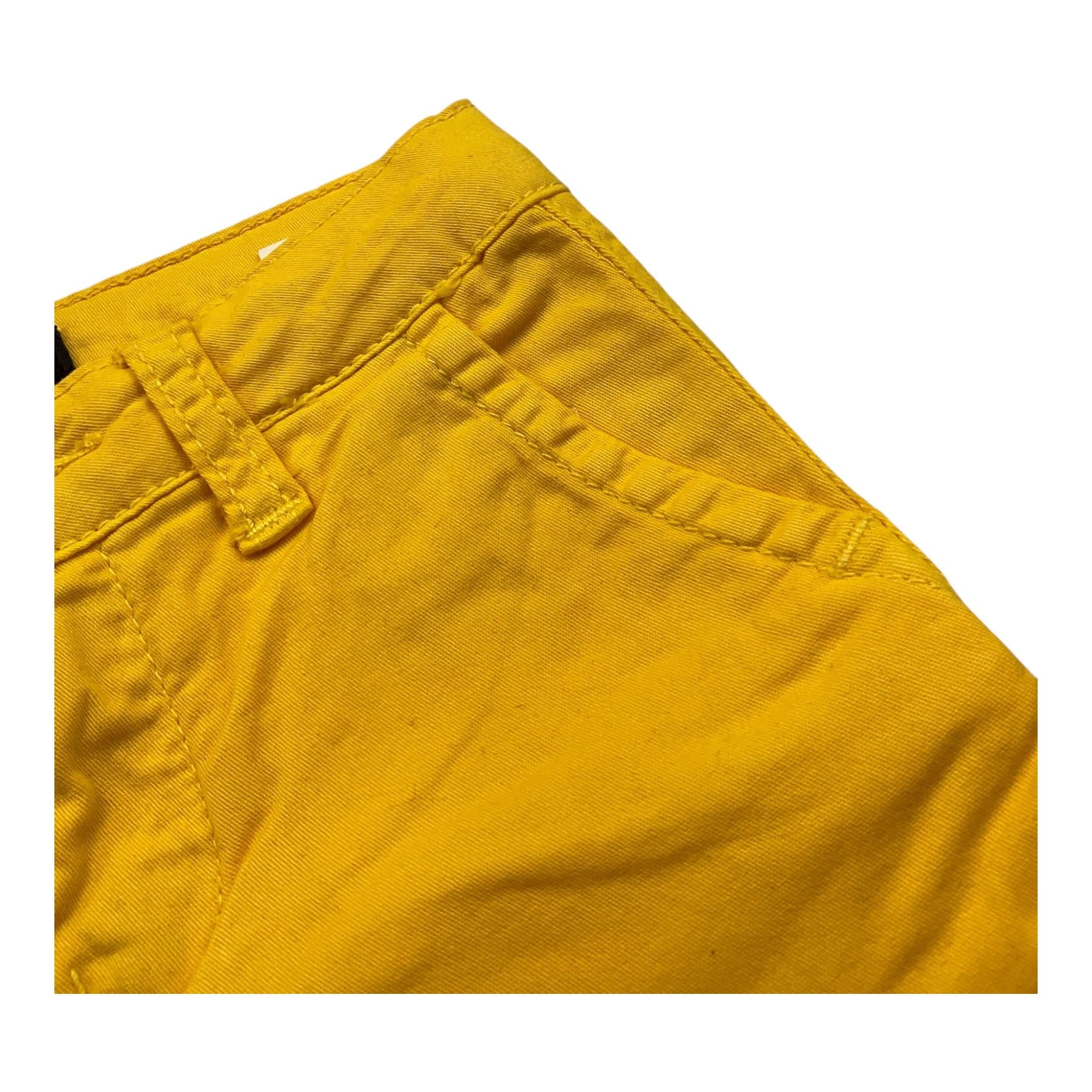 Daniele Alessandrini Bermuda Tinta Unita con Girovita Regolabile per Bambino 1296S00202 GIALLO DANIELE ALESSANDRINI 