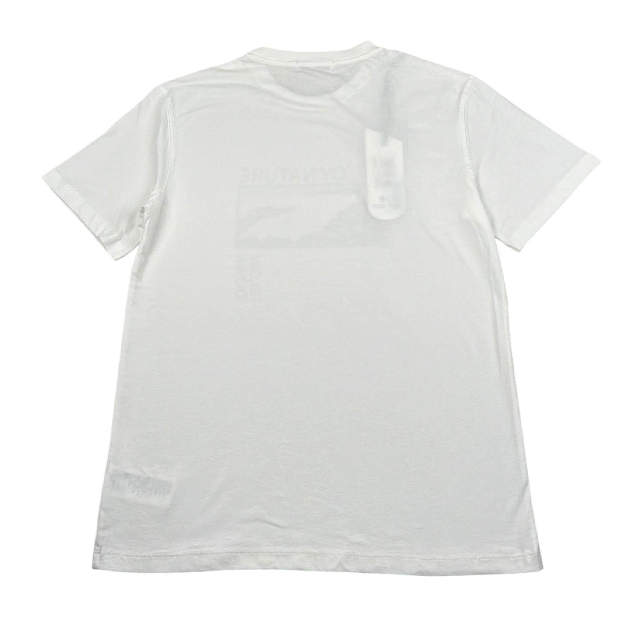 Jeckerson T-Shirt Girocollo Tinta Unita con Stampa per Bambino J3871 BIANCO JECKERSON 