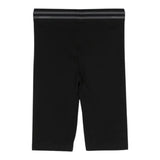 Barrow Kids – Einfarbige Leggings mit Logo-Print in Schwarz für Mädchen