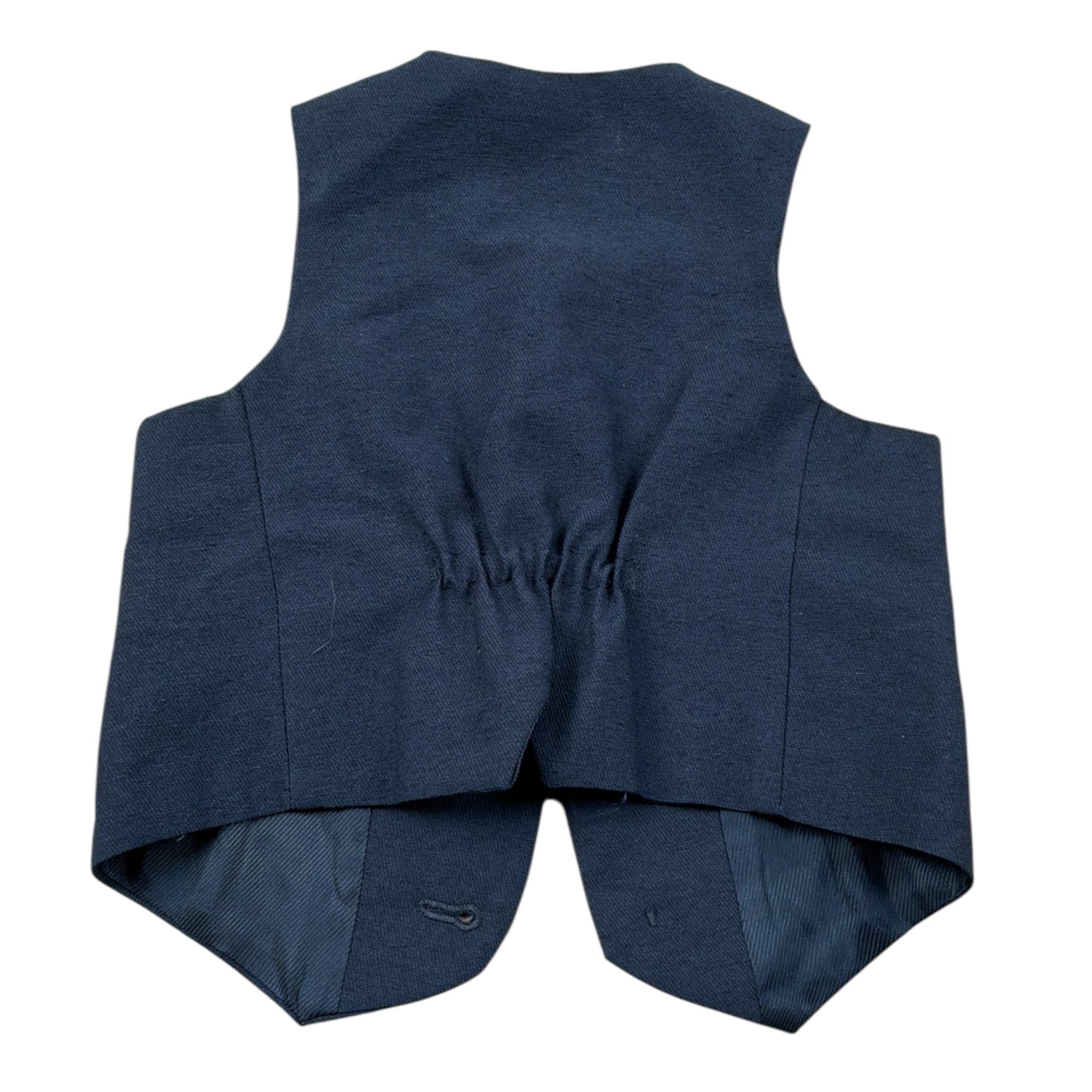 GILET TINTA UNITA 110524 BLU BARCELLINO 