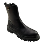 TWINSET stivali tinta unita con logo Nero per Bambina 232GCJ032 NERO TWINSET 
