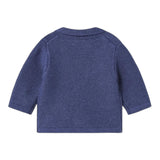 MINI BANDA cardigan tinta unita modello giacca Blu per Neonato 2308 BLU MINI BANDA 