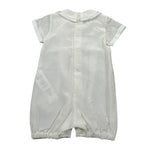 Aletta Pagliaccetto Tinta Unita con Bottoni per Neonato MA22027 PANNA ALETTA 