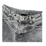 Marc Ellis Short In Denim Tinta Unita per Bambina JMJS00090 GRIGIO MARC ELLIS 
