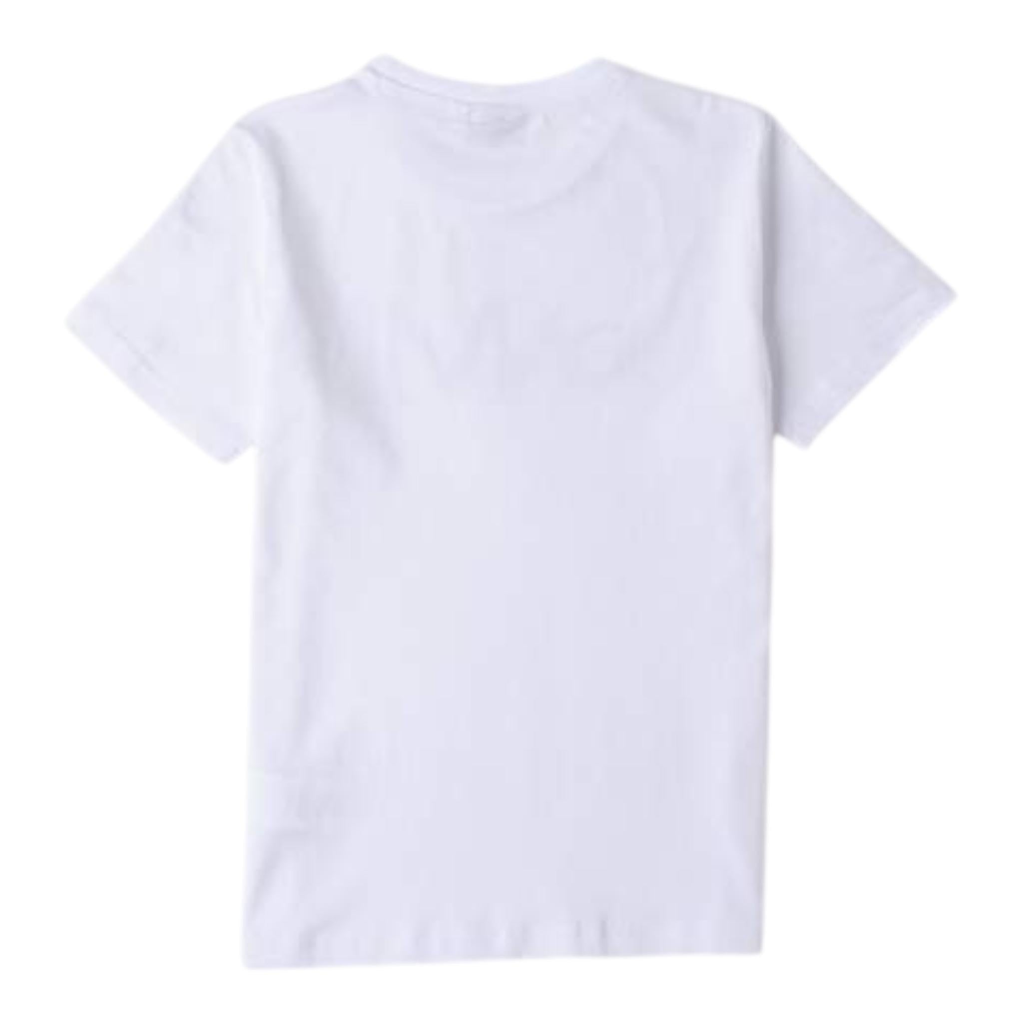 Sarabanda T-Shirt Girocollo Tinta Unita con Stampa per Bambino 0B735 BIANCO SARABANDA 