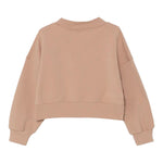 PINKO felpa girocollo tinta unita con stampa Rosa per Bambina F4PIBGSW170 ROSA PINKO 