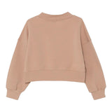 PINKO felpa girocollo tinta unita con stampa Rosa per Bambina F4PIBGSW170 ROSA PINKO 