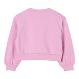 MARNI felpa girocollo tinta unita con stampa Rosa per Bambina M01193 ROSA MARNI 