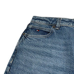 Tommy Hilfiger Bermuda In Denim tinta unita Azzurro per Bambino KB0KB08848X AZZURRO TOMMY HILFIGER 