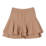 Twinset Short Einfarbig mit elastischer Taille Kamel für Mädchen