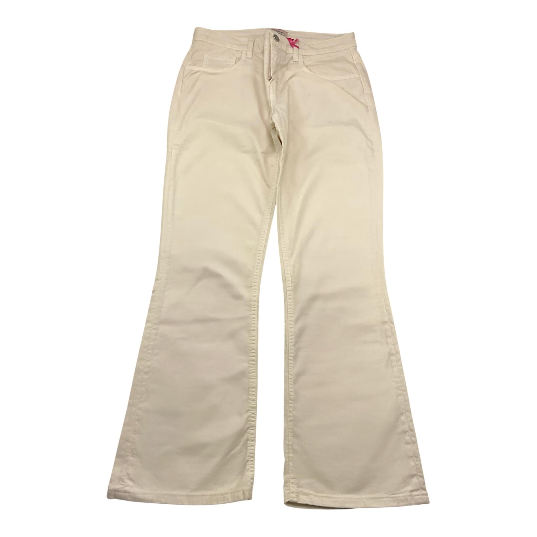 PINKO pantalone tinta unita modello a zampa Panna per Bambina 025956 PANNA PINKO 