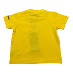 Daniele Alessandrini T-Shirt Girocollo tinta unita con Stampa Giallo per Neonato 1296M0811 GIALLO DANIELE ALESSANDRINI 