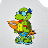 Mousse Canotta Tinta Unita con Stampa per Bambino NINJASURFF BIANCO MOUSSE 