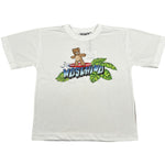 Moschino T-Shirt Girocollo Tinta Unita con Logo per Bambino HUM05K BIANCO MOSCHINO 