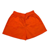 Max&amp;Co. Schlichte Shorts mit Streifenmuster und elastischem Bund Orange für Mädchen