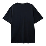 Emporio Armani T-Shirt Girocollo Tinta Unita con Logo per Bambino 6D4TC5 BLU EMPORIO ARMANI 